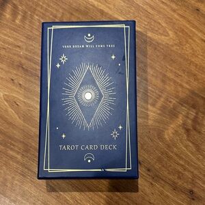 Blue and Gold Tarot Card Deck